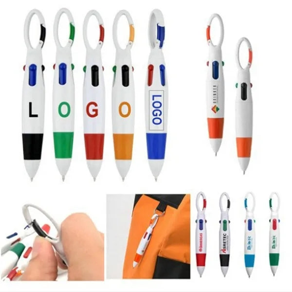 Mini 4-in-1 Multi-Colored Ink Ballpoint Pens