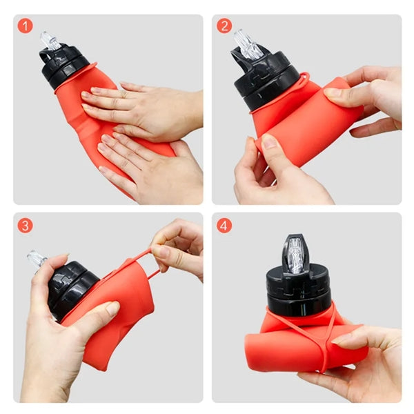 Portable Silicone Water Bottle