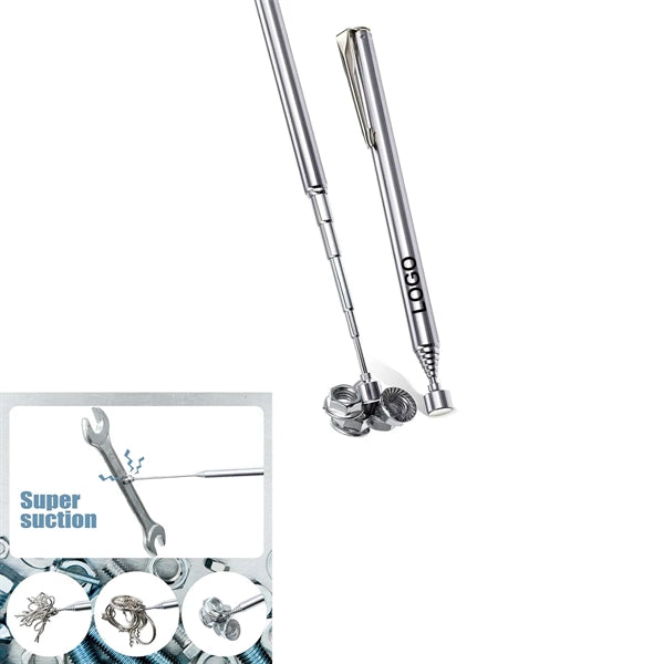 Magnetic Telescoping Pick-Up Tool with Pocket Clip