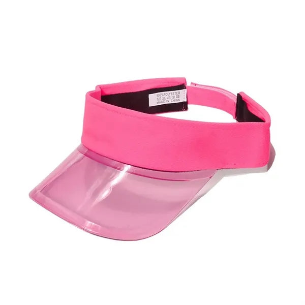 Unisex PVC Sun Visor Hats
