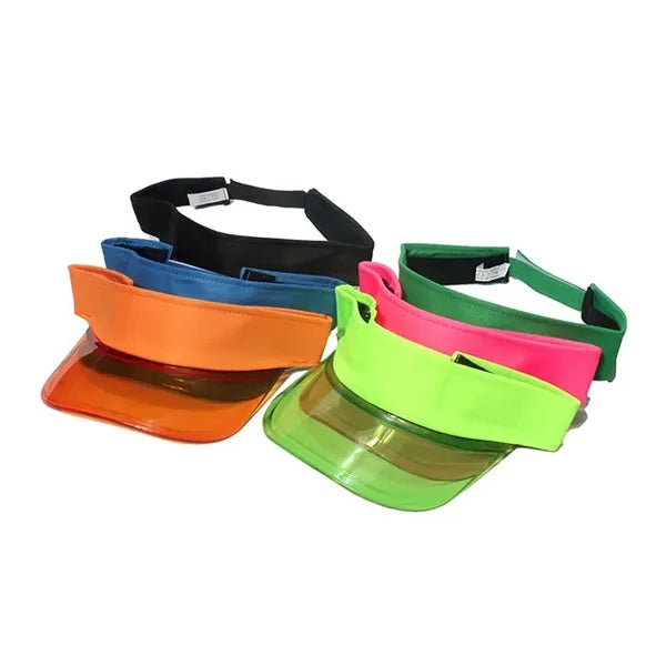 Unisex PVC Sun Visor Hats
