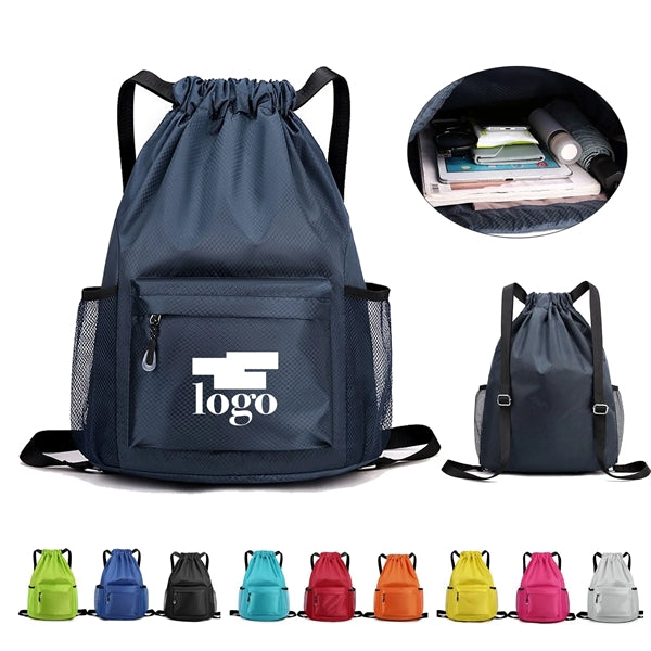 Outdoor Drawstring Sports Backpack Bag