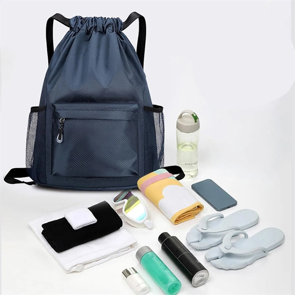Outdoor Drawstring Sports Backpack Bag