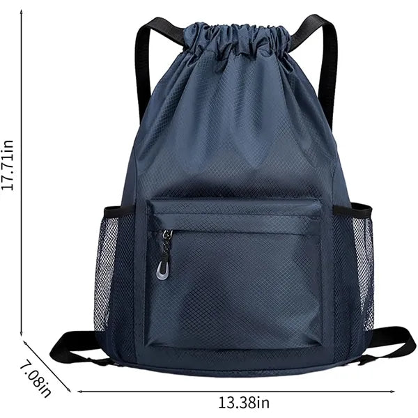 Outdoor Drawstring Sports Backpack Bag