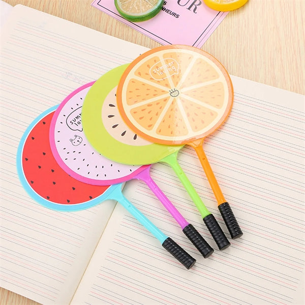 Blue Ink Pens Mini Handheld Fans