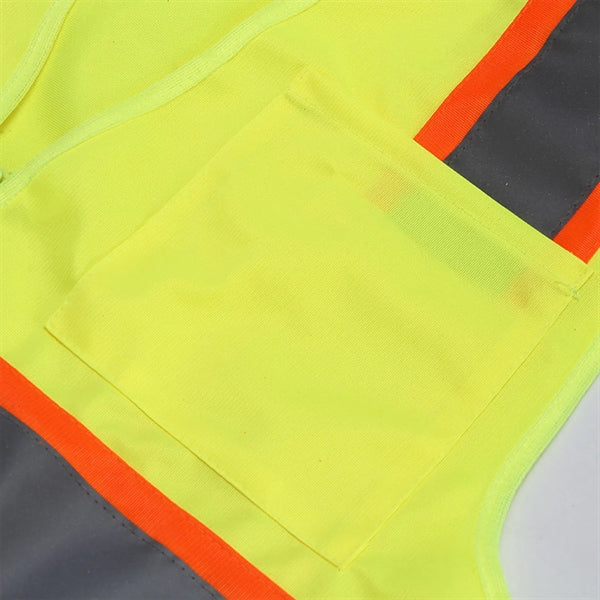 High Visibility Reflective Safety Vest For Construction Work