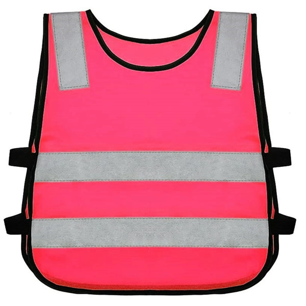 High Visibility Safety Vest Kids Children Neon Reflective
