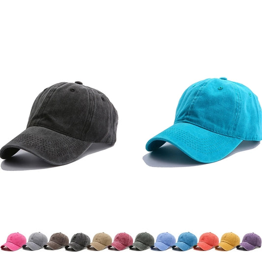 Washed Cotton Baseball Cap Hat Fashion 2024 Vintage