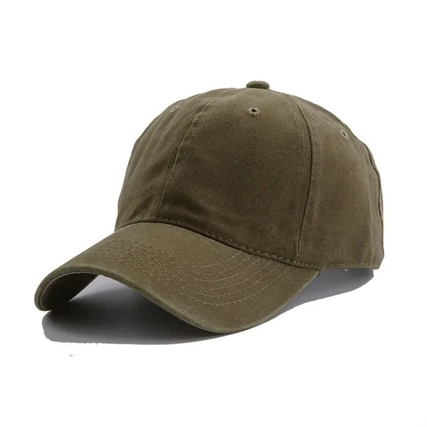 Washed Cotton Baseball Cap Hat Fashion 2024 Vintage