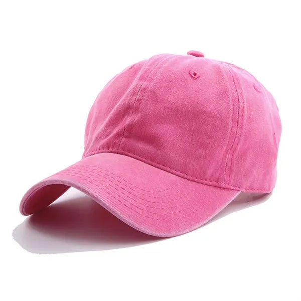 Washed Cotton Baseball Cap Hat Fashion 2024 Vintage