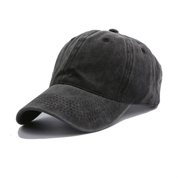 Washed Cotton Baseball Cap Hat Fashion 2024 Vintage