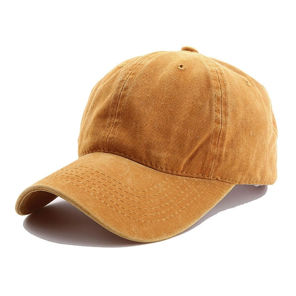 Washed Cotton Baseball Cap Hat Fashion 2024 Vintage
