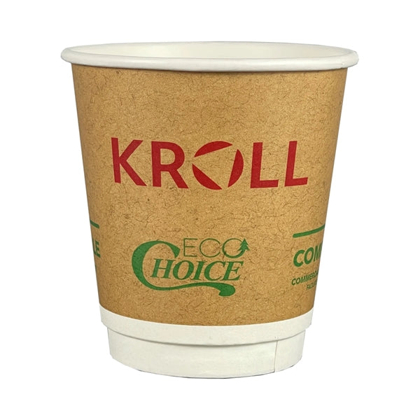 10 Oz. Kraft Eco-Choice Double Wall Cups