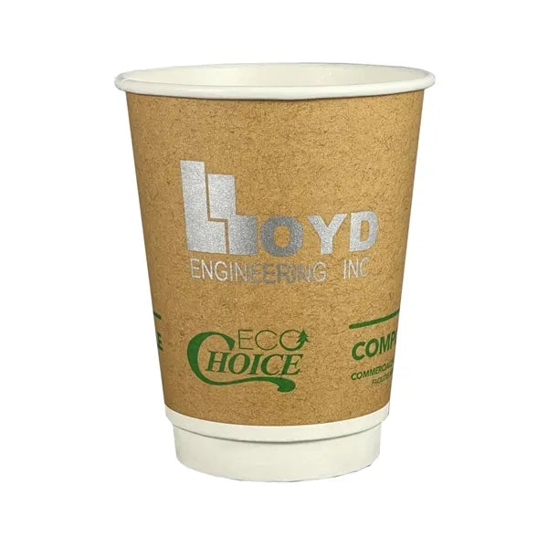12 Oz. Kraft Eco-Choice Double Wall Cups
