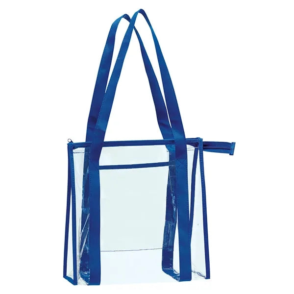 Clear PVC Stadium Tote Bag