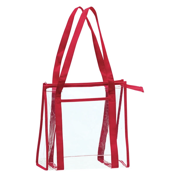 Clear PVC Stadium Tote Bag