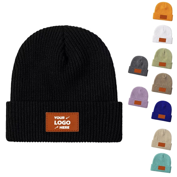 Cuffed Rib Knit Beanie