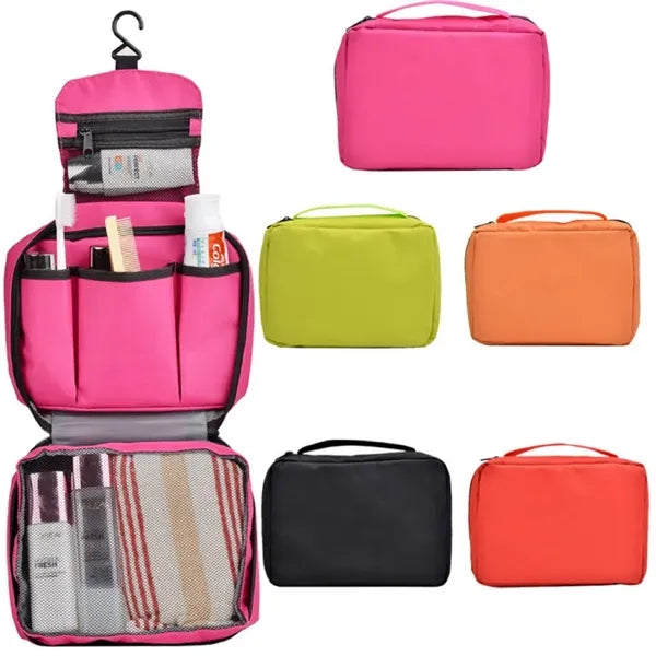 Travel Toiletry Cosmetics Kit Hanging Bag