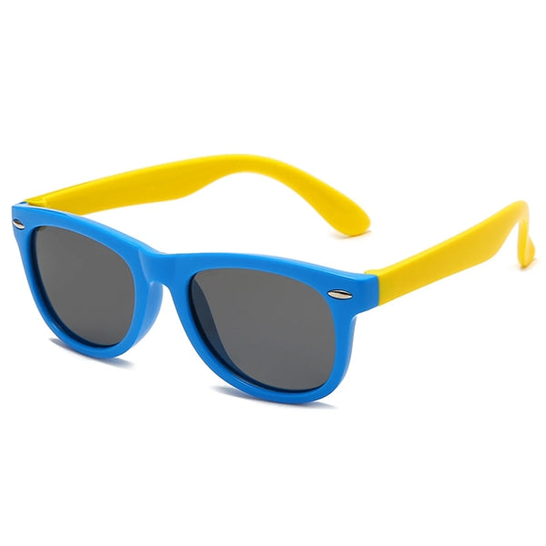 Square UV400 Kid Polarized Sunglasses with Stud