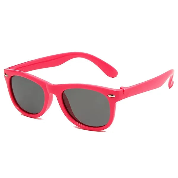 Square UV400 Kid Polarized Sunglasses with Stud