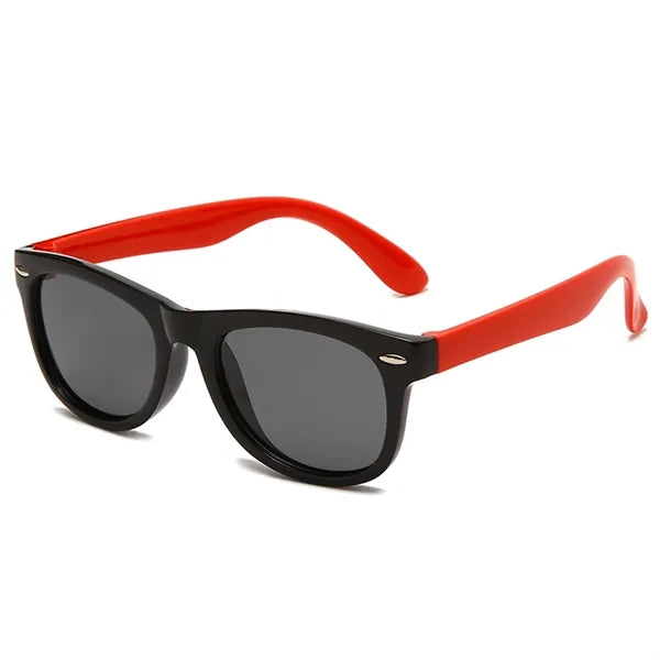 Square UV400 Kid Polarized Sunglasses with Stud