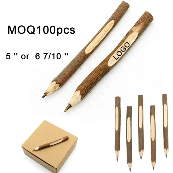 5'' Natural Branch Rollerball Wood Pen