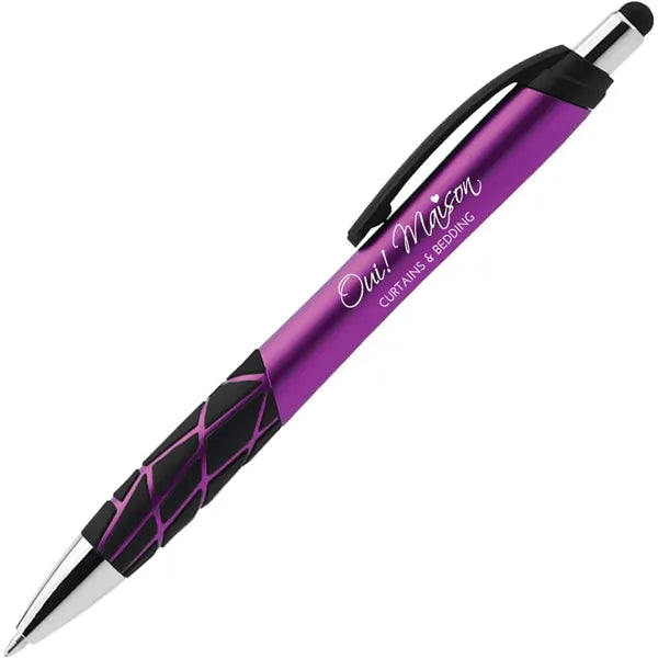 Quake Metallic Stylus Click Action Pen