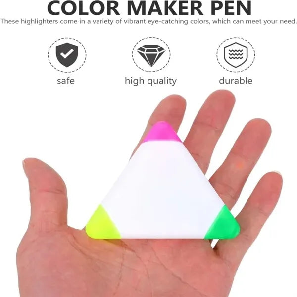 Triangle Portable Highlighter Pen Marker