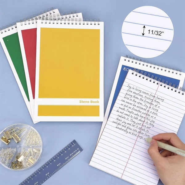 6x9 Inches Top Spiral Steno Pads