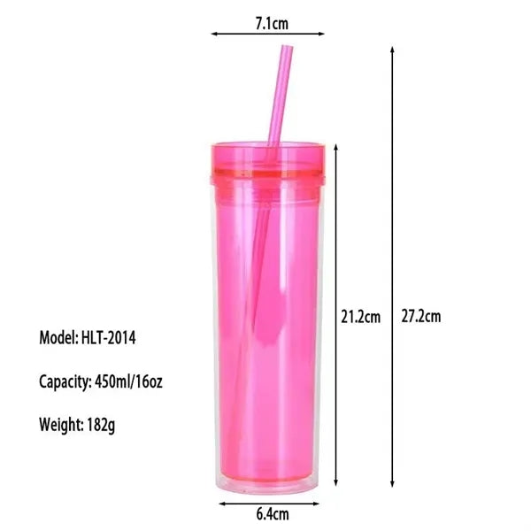 16oz Double Wall Acrylic Tumbler