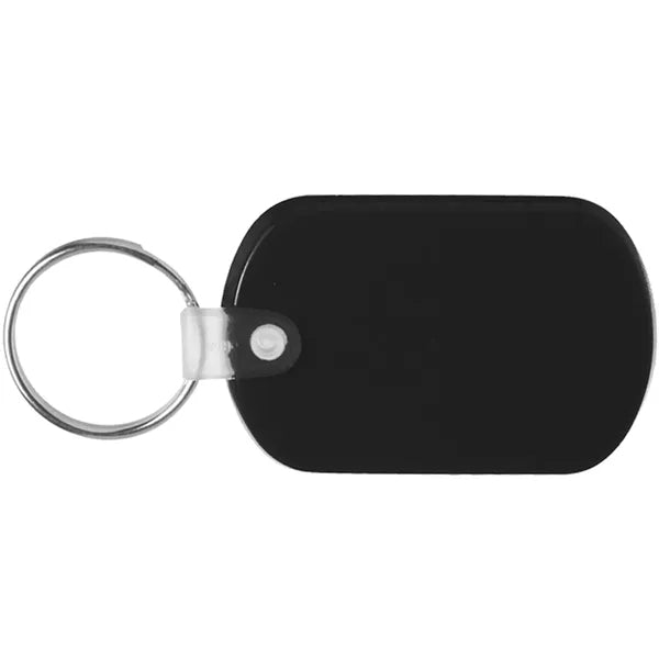Flexible Soft Tag Plastic Keychain
