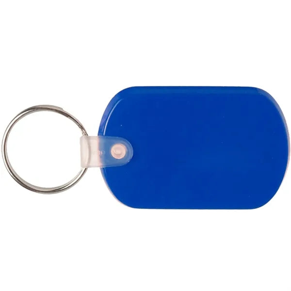 Flexible Soft Tag Plastic Keychain