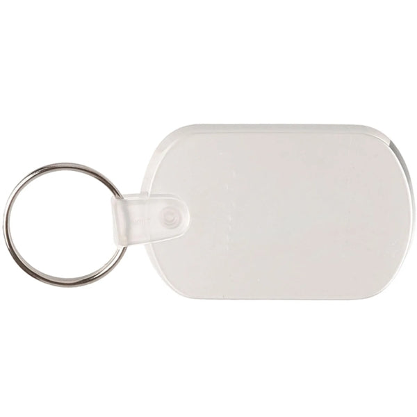 Flexible Soft Tag Plastic Keychain