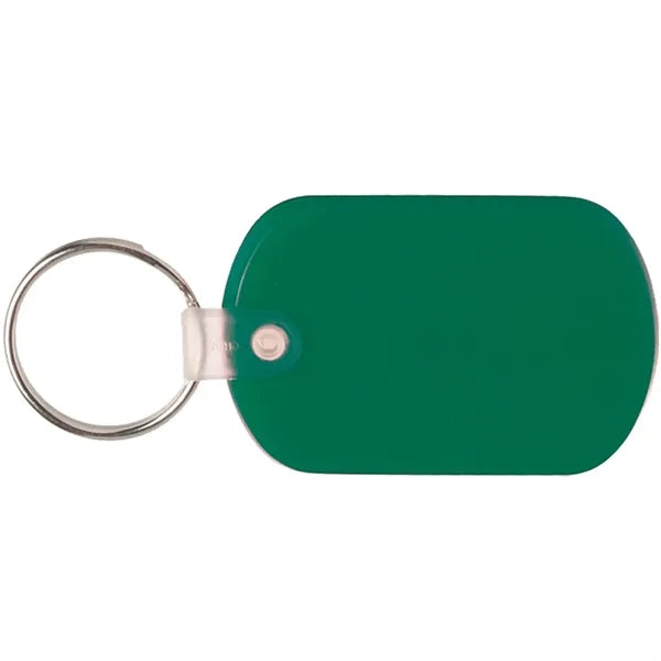 Flexible Soft Tag Plastic Keychain