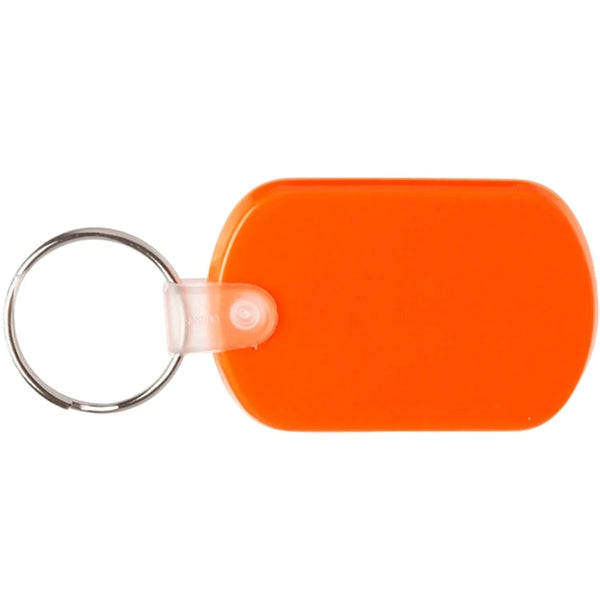 Flexible Soft Tag Plastic Keychain