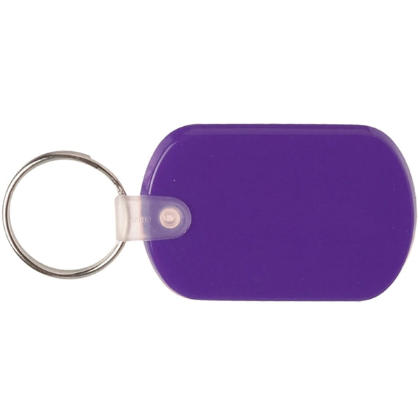 Flexible Soft Tag Plastic Keychain