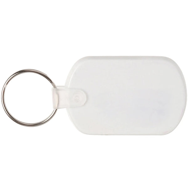 Flexible Soft Tag Plastic Keychain