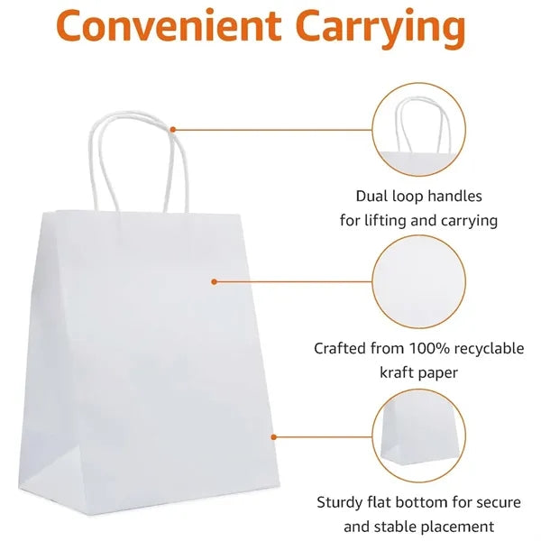 White Paper Shopping Bag