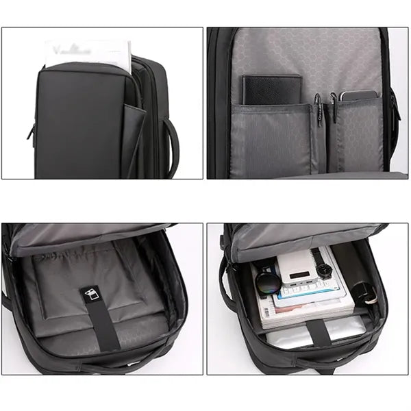 Anti-Theft Laptop Backpack with USB Port School Bag
