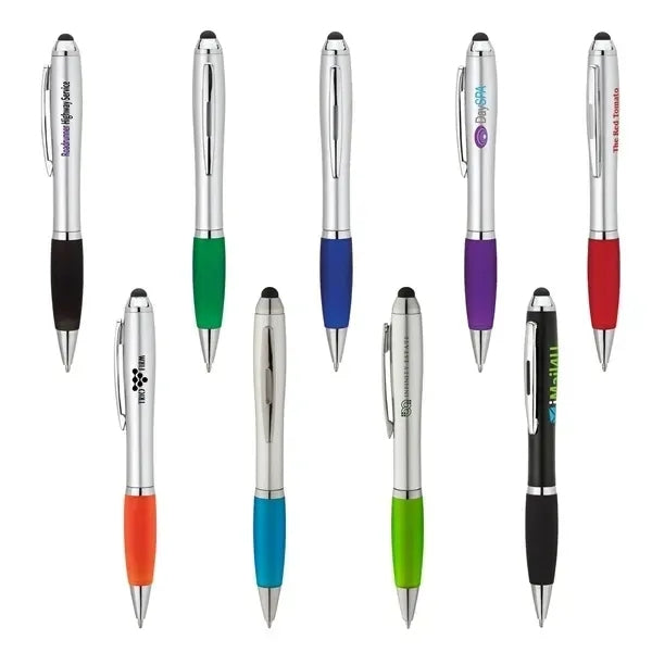 Cucurbit style pen with rubber touch