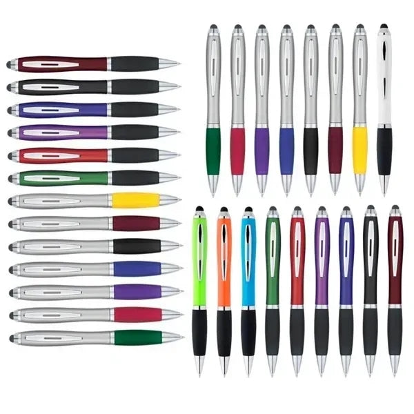 Cucurbit style pen with rubber touch