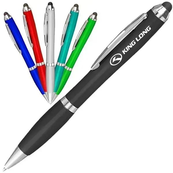 Cucurbit style pen with rubber touch