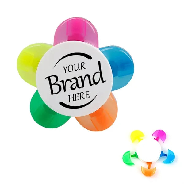 Flower Shape Watercolor Highlighter Pens