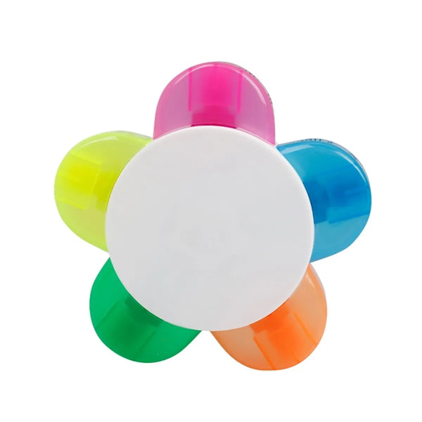 Flower Shape Watercolor Highlighter Pens
