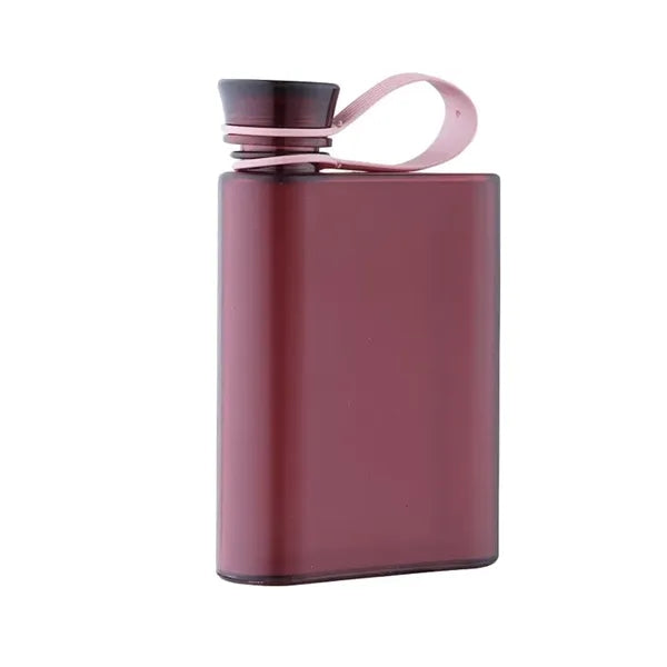 Flat Plastic Water Bottle