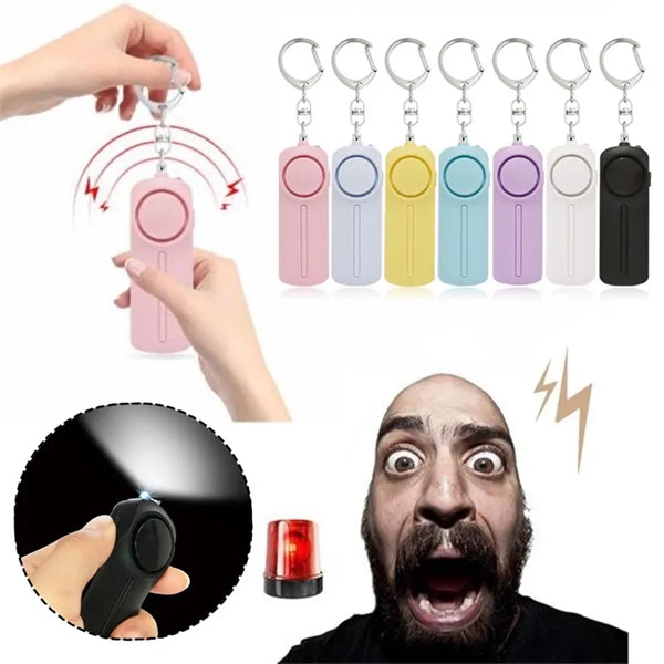 Self Defense Alarm Keychain With LED