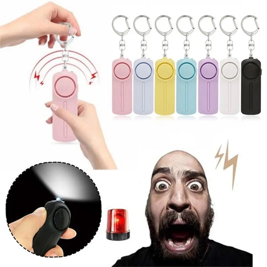 Self Defense Alarm Keychain With LED