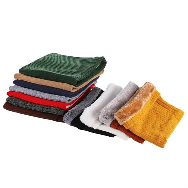 Double-Layer Neck Warmer Scarves