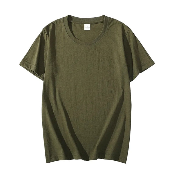 Premium Round Neck Short Sleeve Cotton T-Shirt