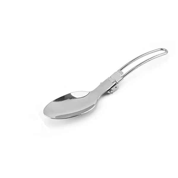 Stainless Steel Foldable Dinnerware Set with Pouch